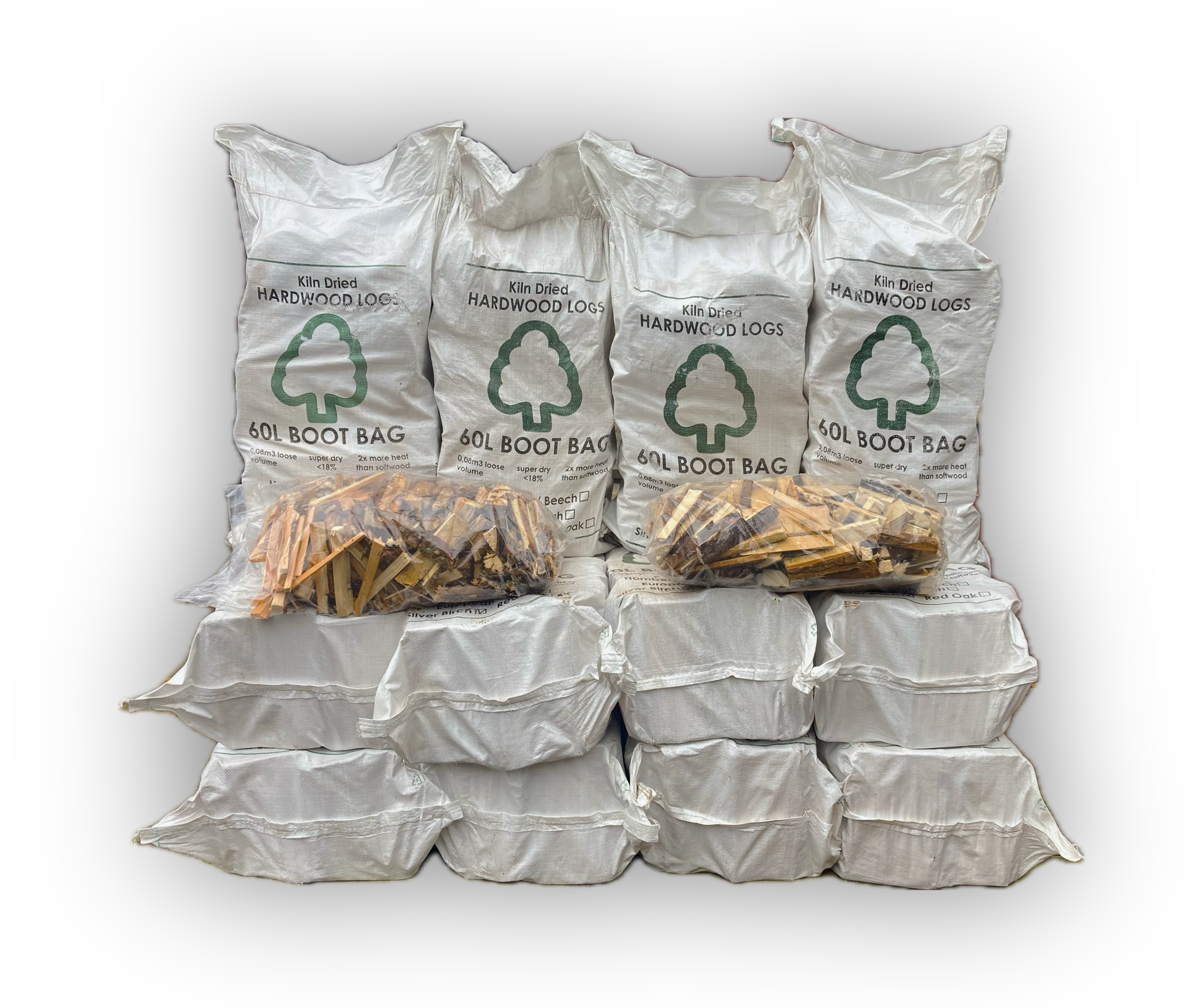 12 pack kiln dried logs